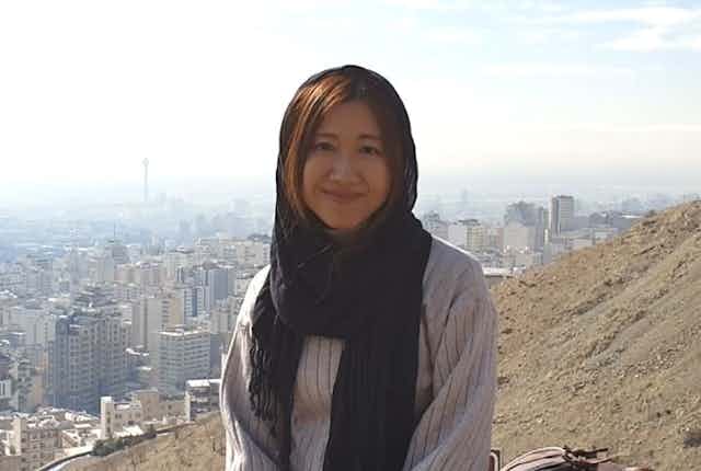 Chinese girl from Hong Kong travels to Iran at the time of the Corona virus outbreak